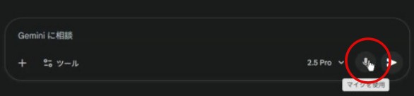 Gemで音声入力