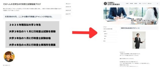 行政書士試験受験ブログからのリンク